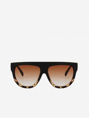 Oversized slnečné okuliare Veyrey hnedá
