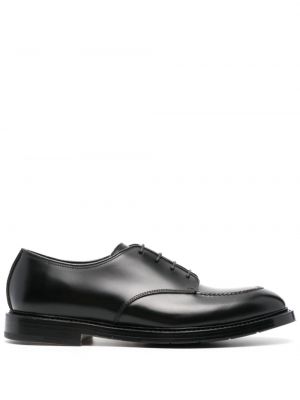 Csipkés bőr fűzős derby cipő Premiata fekete