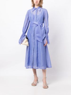 Koktejlové šaty Baruni modré