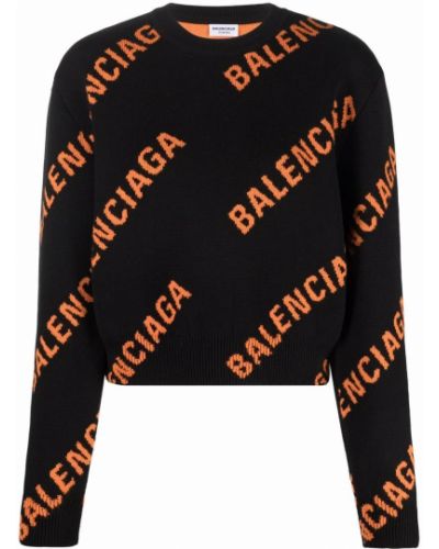 Lang genser Balenciaga svart