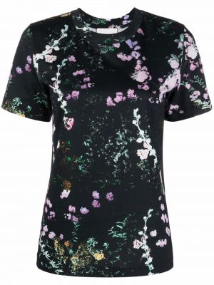 Trykt floral t-skjorte 3.1 Phillip Lim svart