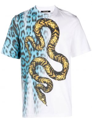 T-shirt Roberto Cavalli blå