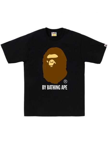 Bavlnené tričko s potlačou A Bathing Ape® čierna