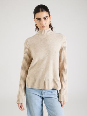 Меланжов пуловер Ecoalf бежово