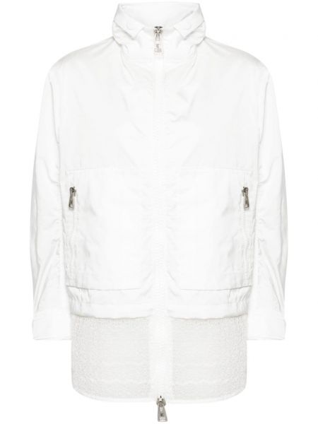 Pernata jakna s kapuljačom Ermanno Scervino bijela
