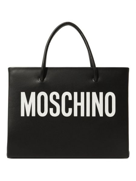 Сумка шоппер Moschino черная