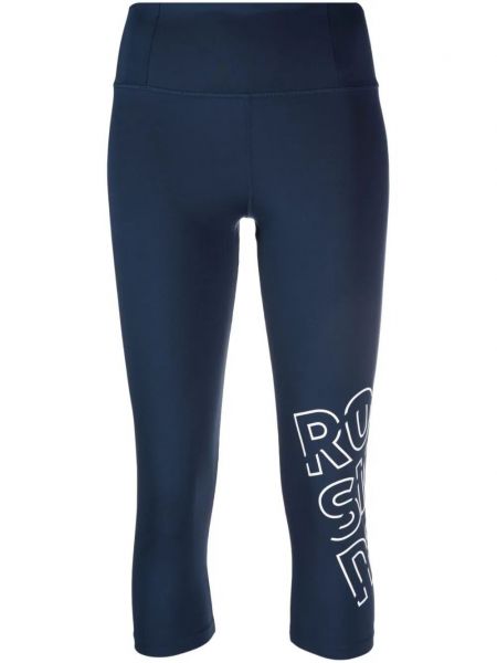 Baskılı pantolon 3/4 Rossignol mavi