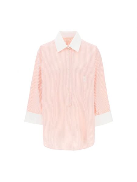 Gestreifte hemd By Malene Birger pink