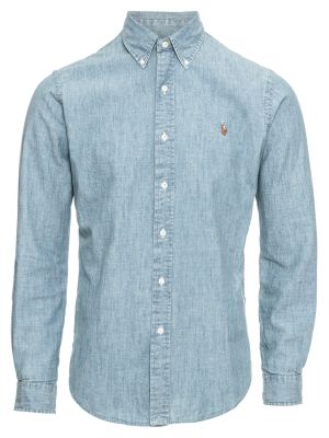 Rifľová košeľa Polo Ralph Lauren modrá