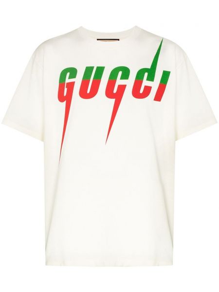 T-shirt Gucci hvid