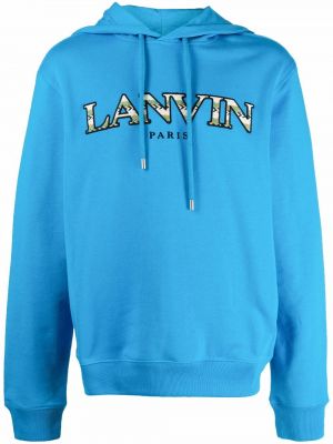 Hoodie Lanvin blå