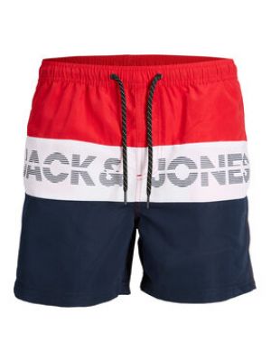 Pantaloni scurți Jack&jones roșu