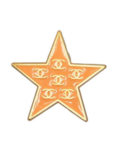 Auskarai su žvaigždės raštu Chanel Pre-owned