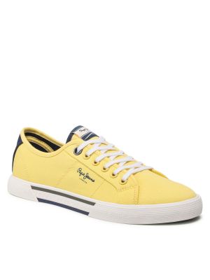 Chaussures de ville Pepe Jeans jaune