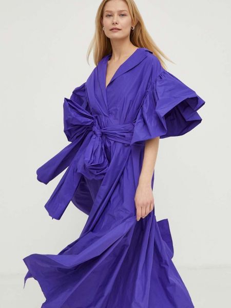 Obleka Mmc Studio vijolična