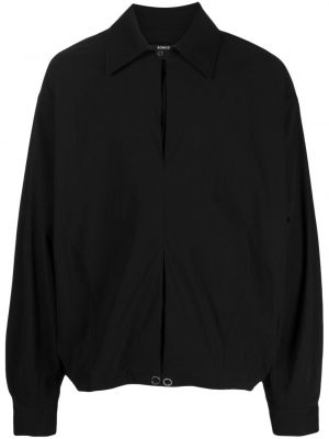 Plisuota marškiniai Songzio juoda