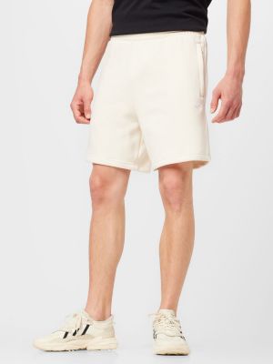 Pantaloni de lână Adidas Originals alb