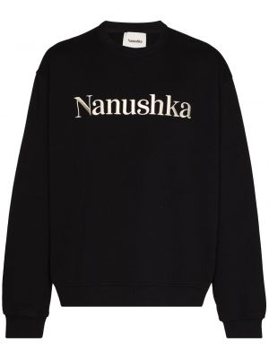 Haftowana bluza Nanushka czarna