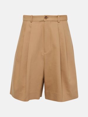 Pantalones cortos de lana de algodón Polo Ralph Lauren beige