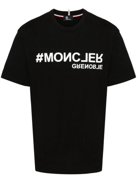 Kokvilnas t-krekls Moncler Grenoble