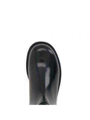Botas de agua de cuero Givenchy negro