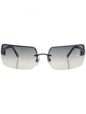 Γυαλιά ηλίου Chanel Pre-owned μαύρο