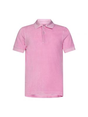 Koszulka polo Tom Ford - różowy
