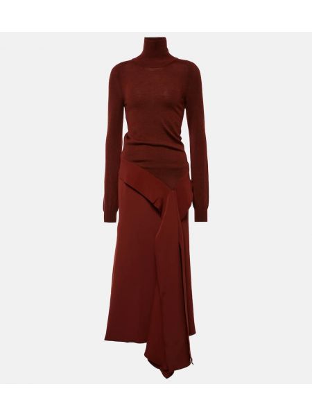 Ull dress Victoria Beckham rød