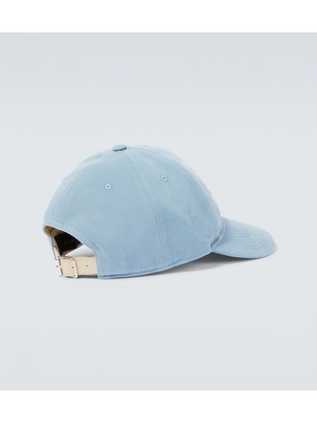 Cappello con visiera di cotone Amiri blu
