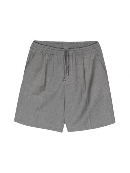 Woll shorts mit plisseefalten Briglia
