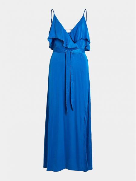 Βραδινό φόρεμα Vila μπλε