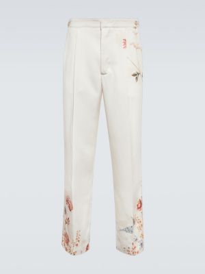 Pantaloni cu model floral King & Tuckfield