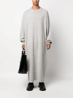 Robe en cachemire en tricot Extreme Cashmere gris