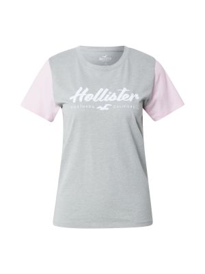 Меланж тениска Hollister