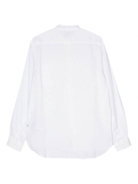 Lniana koszula Woolrich biała