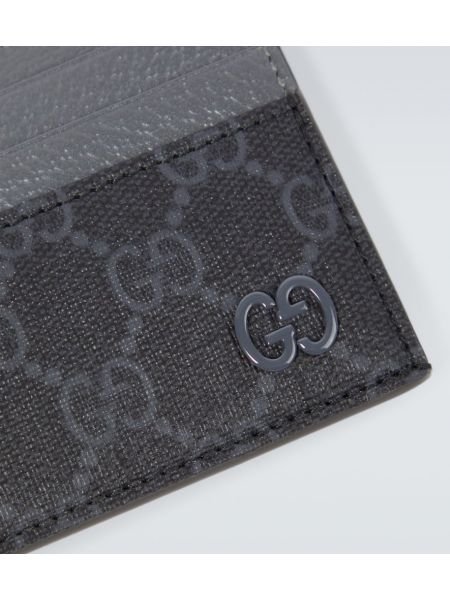 Kožená peňaženka Gucci čierna