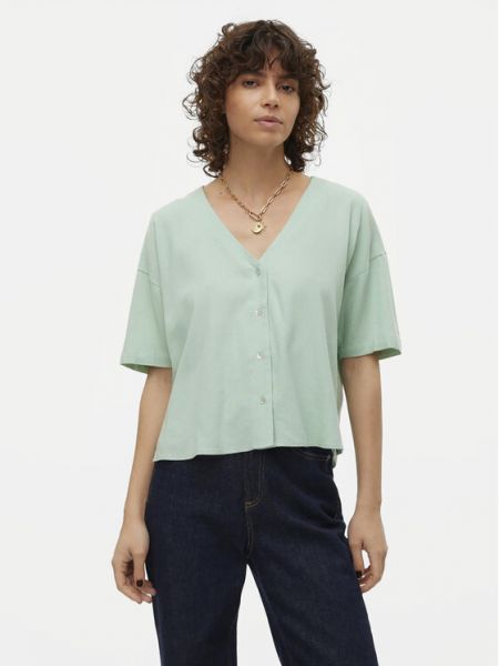 Зеленая блузка Vero Moda
