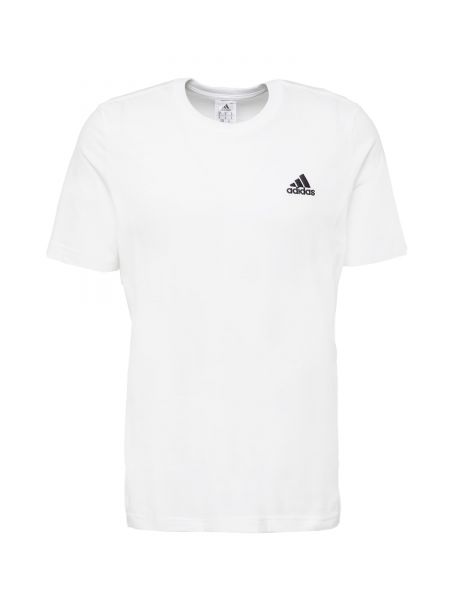T-shirt brodé en jersey Adidas Sportswear blanc
