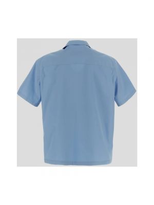 Oversize hemd aus baumwoll Jil Sander blau