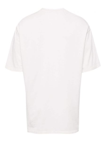 T-shirt brodé en coton President's blanc