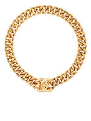 Bracciale in maglia Chanel Pre-owned oro