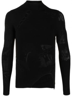 Pletený svetr Y-3 černý