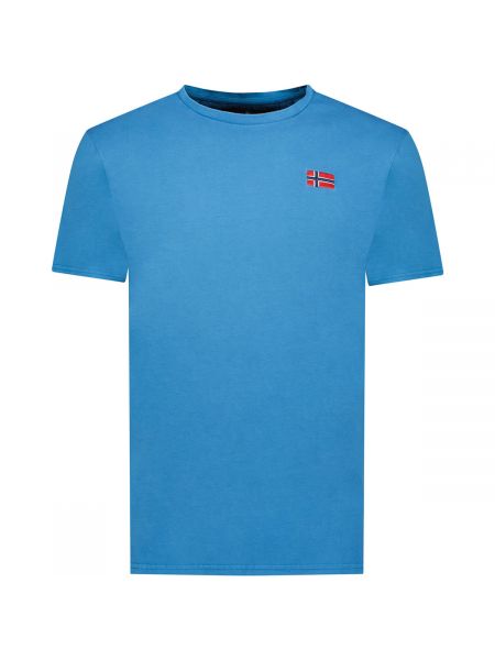 Tričko s krátkými rukávy Geographical Norway modré