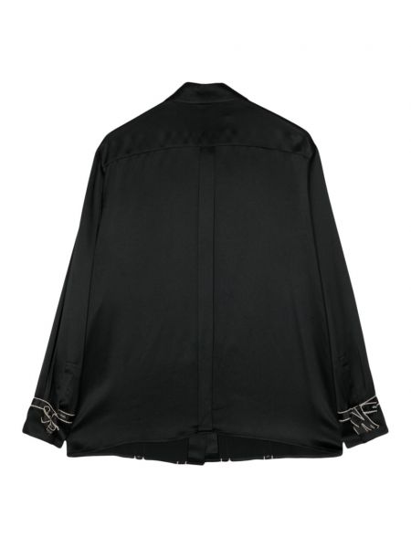 Šilkinė marškiniai Chanel Pre-owned juoda