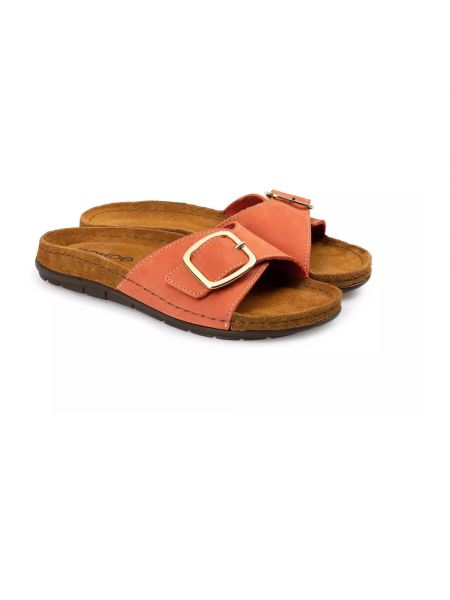 Sandale ohne absatz Rohde orange