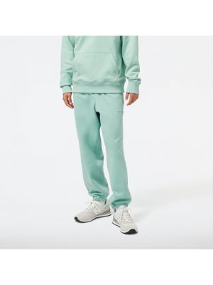 Pantalon de sport en coton New Balance vert