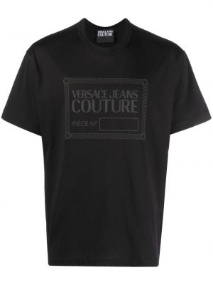 T-shirt Versace Jeans Couture svart