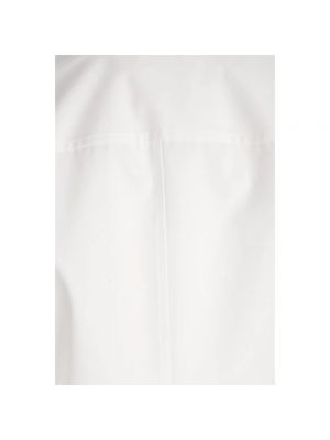 Blusa ajustada de algodón con volantes Givenchy blanco