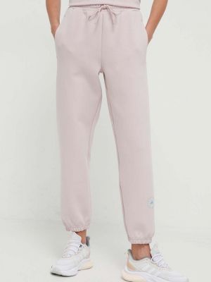 Spodnie sportowe Adidas By Stella Mccartney różowe