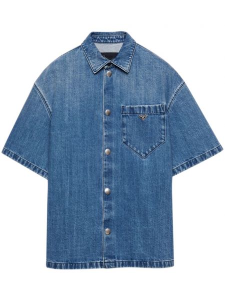 Denim paita Prada sininen